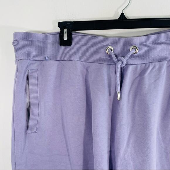 Avenue George V Purple Rhinestone Crystal Dripping Skull Drawstring Shorts 3X - Picture 3 of 10